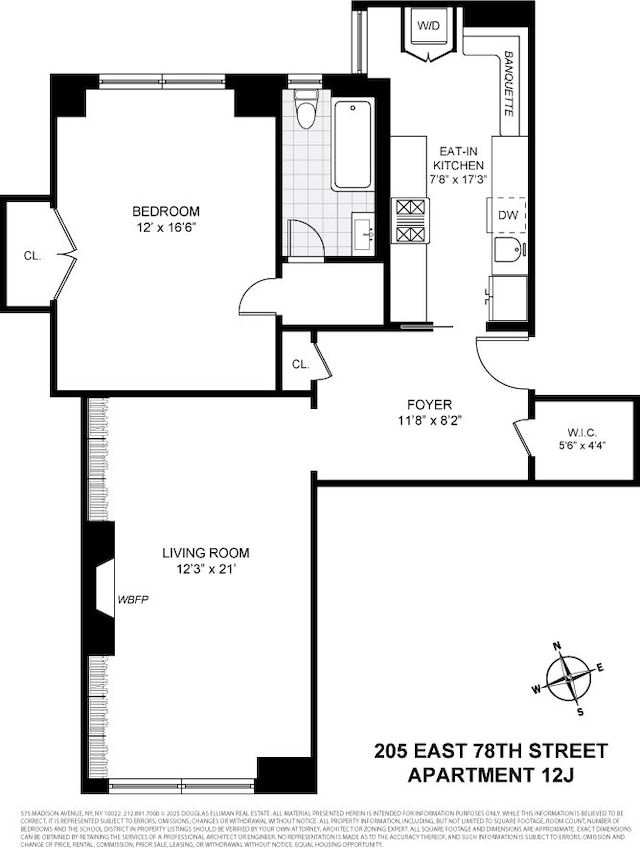 205 E 78th St Unit 12J, New York City, NY 10021 - property floor plan