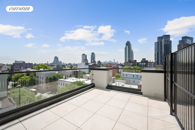 1110 Manhattan Ave Unit 2, New York City, NY 11222 - patio / terrace with a view of skyline