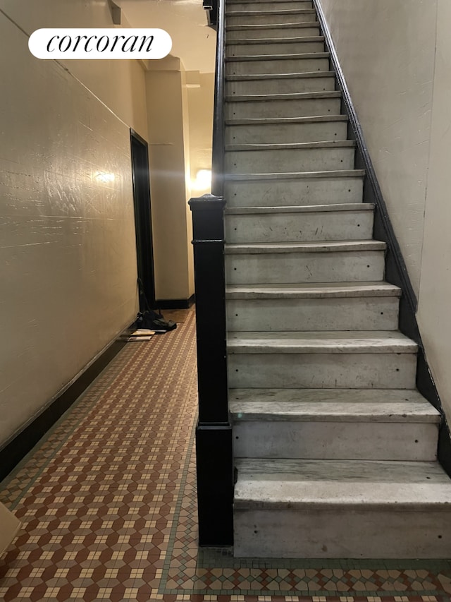 view of staircase