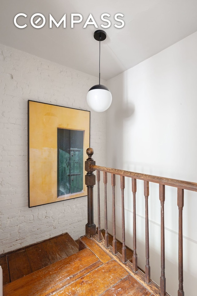 view of staircase