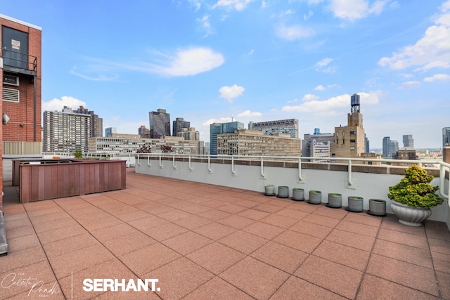 250 E 30th St Unit 8D, New York City, NY 10016 - view of patio with a view of skyline
