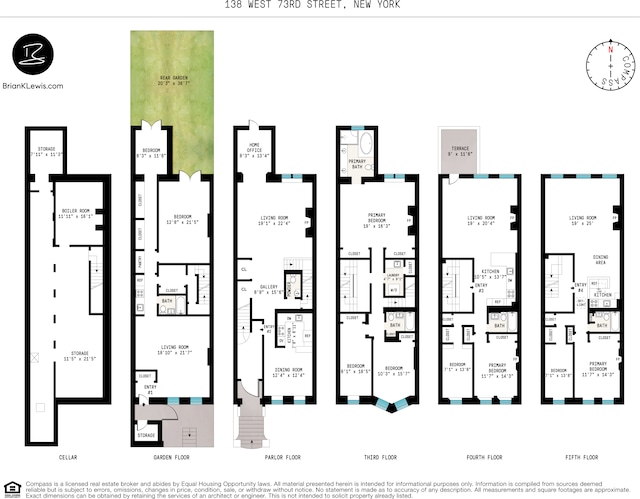 138 W 73rd St, New York City, NY 10023 - property floor plan