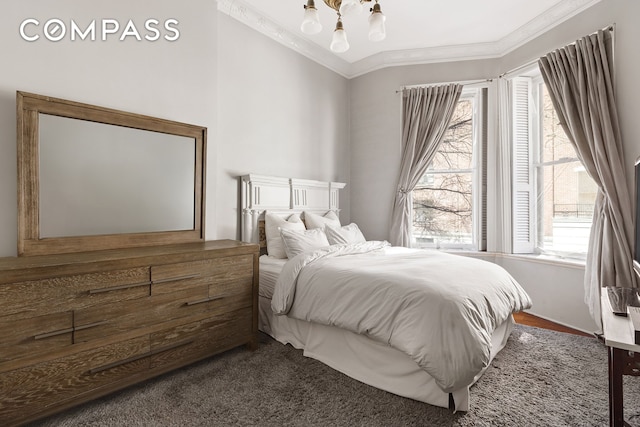 138 W 73rd St, New York City, NY 10023 - bedroom with crown molding