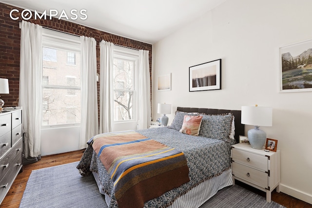138 W 73rd St, New York City, NY 10023 - bedroom with dark wood-type flooring