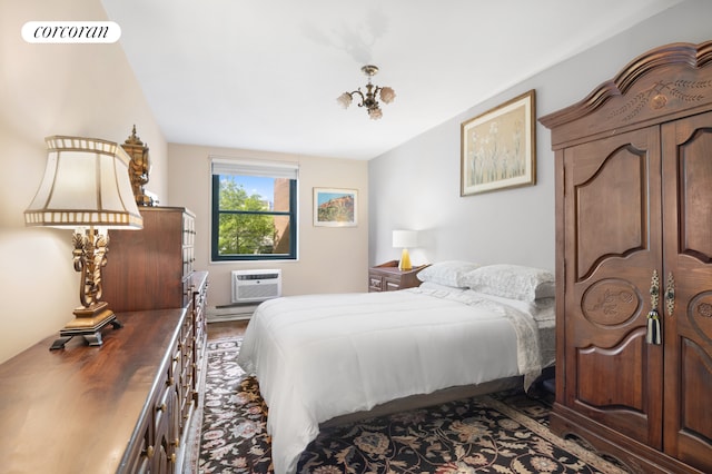 131 Barrow St Unit 4A, New York City, NY 10014 - bedroom featuring a wall mounted AC