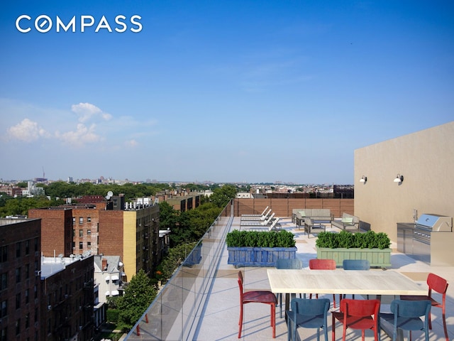 264 Webster Ave Unit 709, New York City, NY 11230 - view of patio featuring outdoor dining space