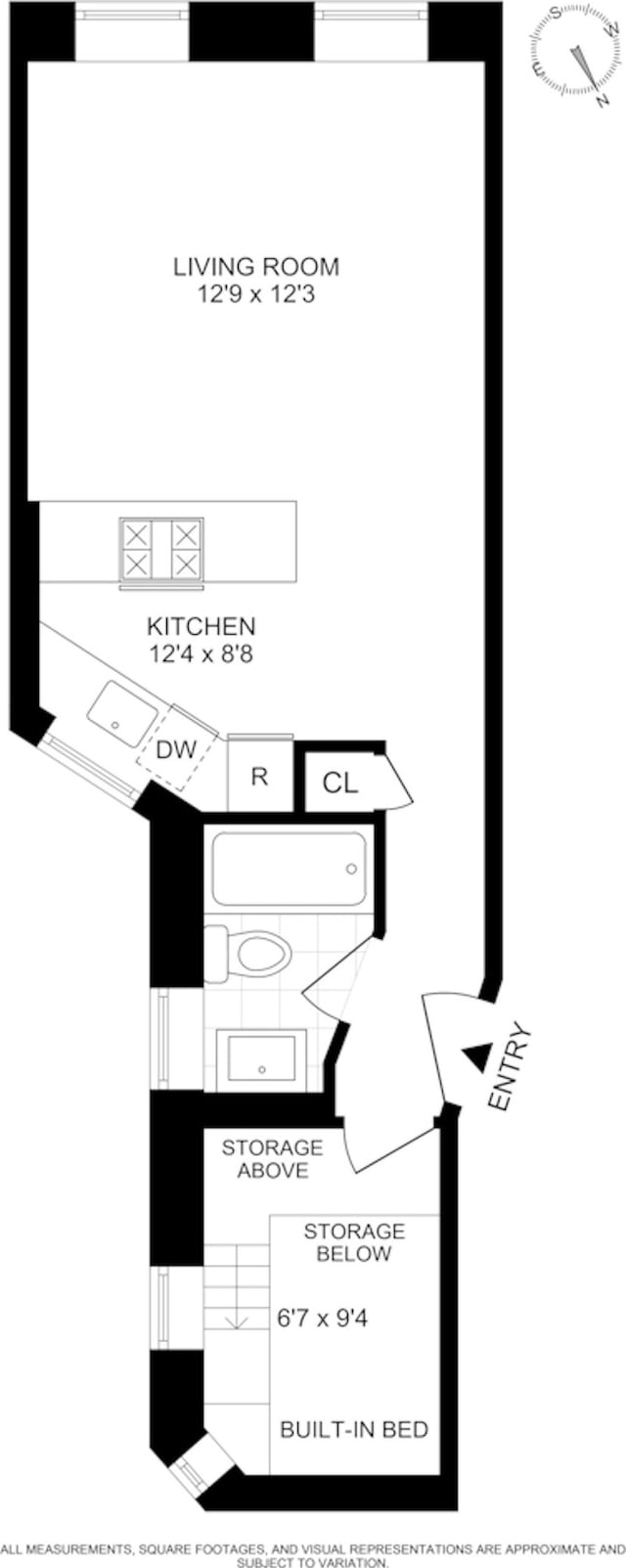 323 E 8th St Unit 2A, New York City, NY 10009 - property floor plan