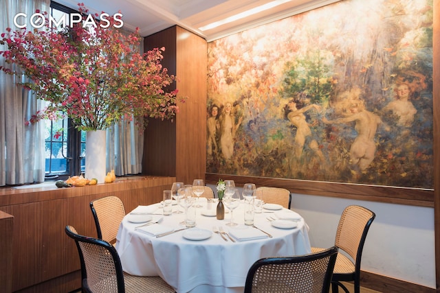view of dining room
