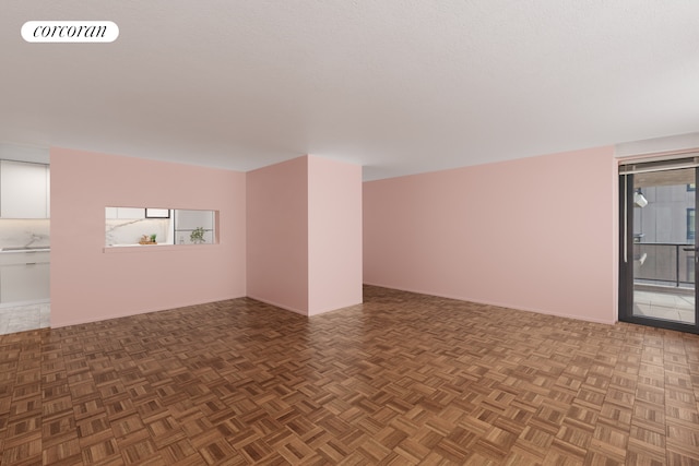 view of spare room
