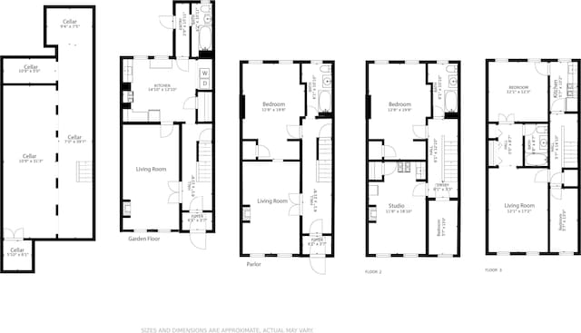 188 Mac Donough St, New York City, NY 11216 - view of floor plan / room layout
