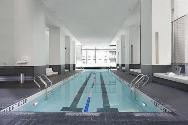 view of indoor community pool