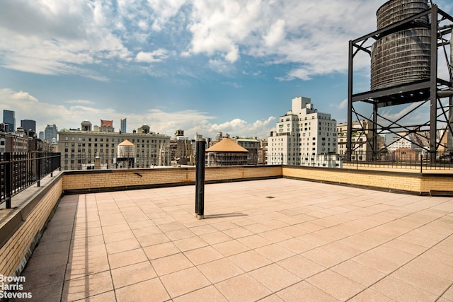 136 E 64th St Phc, Phc, New York City, NY 10065 - view of patio with a skyline view