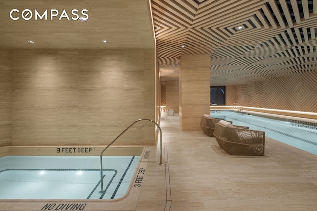 view of indoor pool
