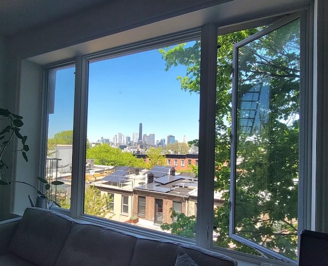 detailed view of a view of skyline