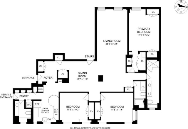 215 W 90th St Unit 10A, New York City, NY 10024 - view of floor plan / room layout