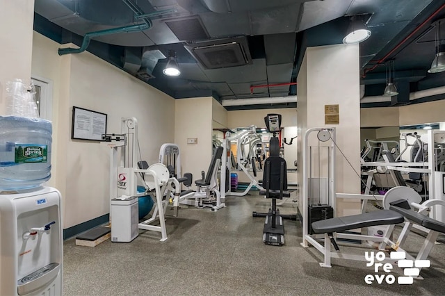 view of gym