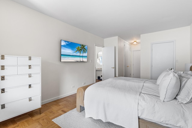303 E 57th St Unit 6F, New York City, NY 10022 - bedroom with baseboards