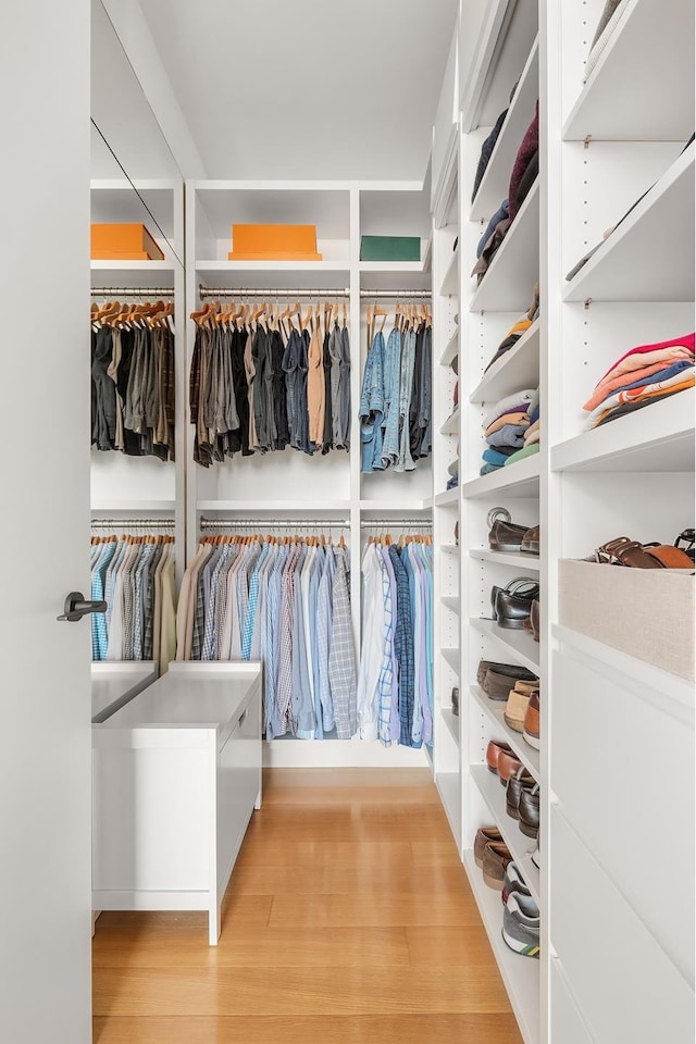 15 E 30th St Unit 21C, New York City, NY 10016 - spacious closet featuring light wood-style flooring