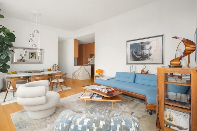15 E 30th St Unit 21C, New York City, NY 10016 - living room featuring wood finished floors