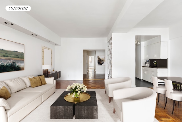 view of living area