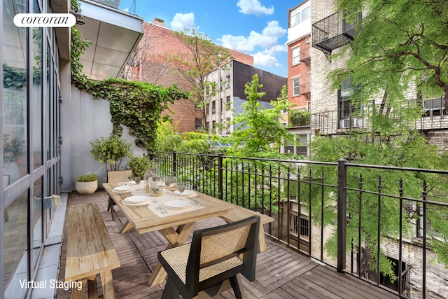 133 W 14th St Unit 2A, New York City, NY 10011 - balcony featuring outdoor dining area