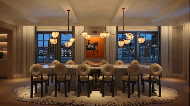 20 E 76th St Unit Ph1, New York City, NY 10021 - bar featuring beamed ceiling