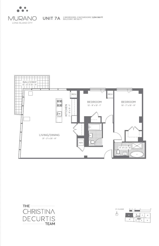 5-19 Borden Ave Unit 7-A, New York City, NY 11101 - floor plan / room layout