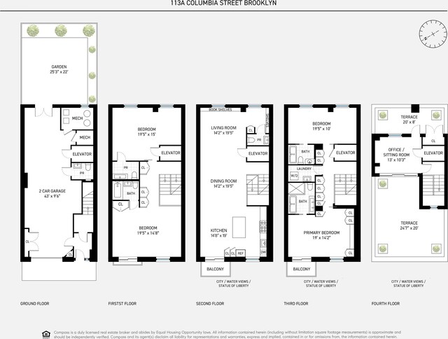 113A Columbia St, New York City, NY 11201 - view of room layout