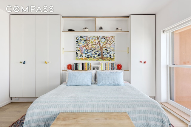 113A Columbia St, New York City, NY 11201 - bedroom featuring light wood-style floors