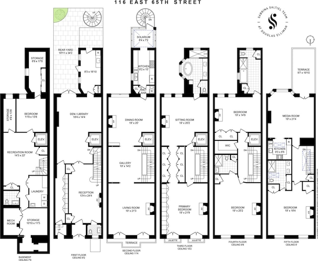 116 E 65th St, New York City, NY 10065 - home floor plan