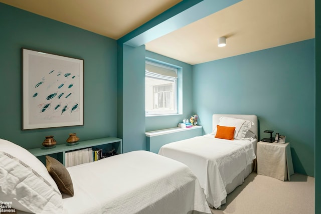 bedroom with carpet flooring