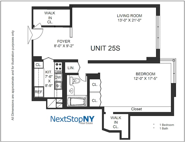 400 E 56th St Unit 25S, New York City, NY 10022 - floor plan / room layout