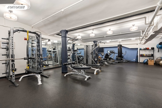 view of workout area