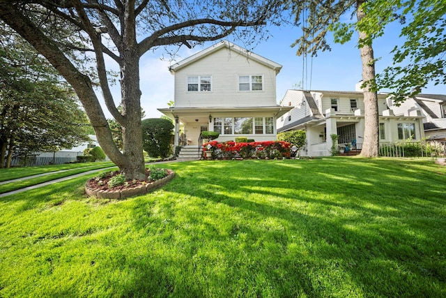 173-73 Croydon Rd, New York City, NY 11432 - traditional-style house with covered porch