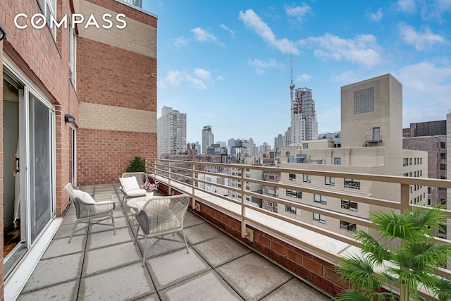 201 E 80th St Unit 16D, New York City, NY 10075 - balcony with a view of skyline