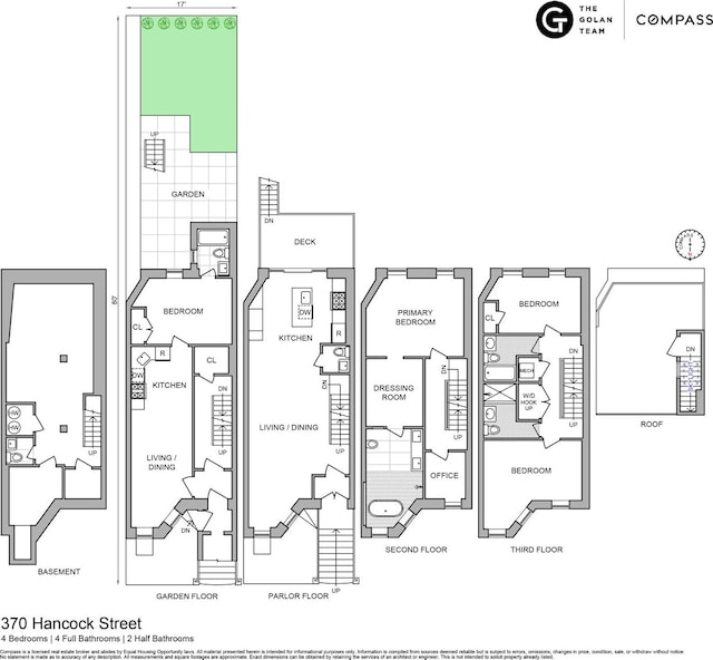 370 Hancock St, New York City, NY 11216 - view of property floor plan