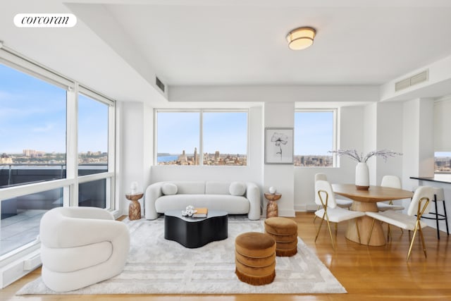 2628 Broadway Unit 34A, New York City, NY 10025 - living area with wood finished floors