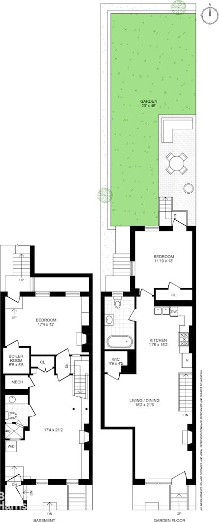 301 Water St, New York City, NY 11201 - view of property floor plan