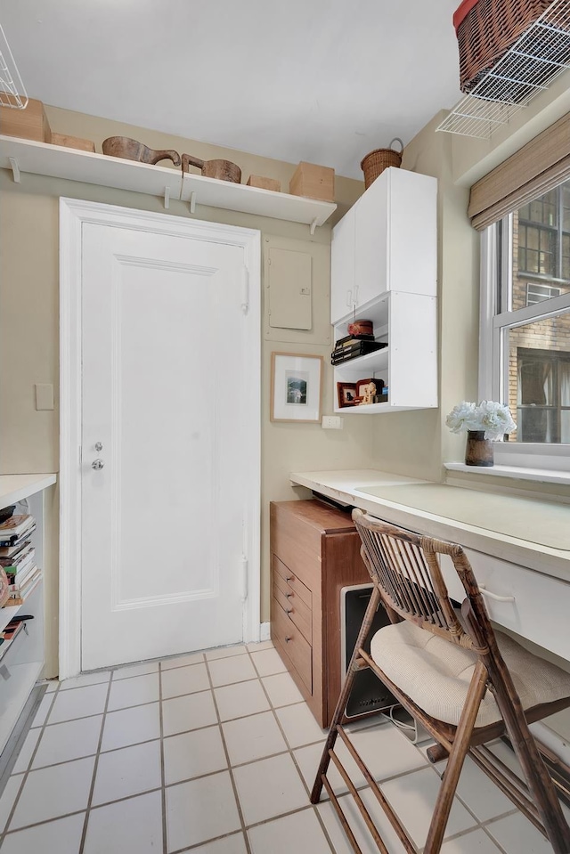 434 E 52nd St Unit 6Ab, New York City, NY 10022 - kitchen with light countertops and white cabinets