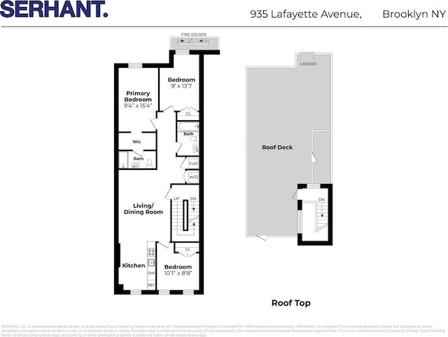 935 Lafayette Ave Unit 4, New York City, NY 11221 - room layout