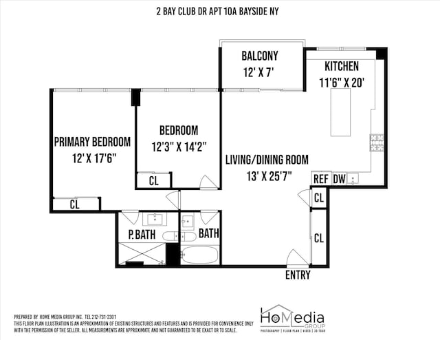 2 Bay Club Dr Unit 10A, New York City, NY 11360 - floor plan / room layout