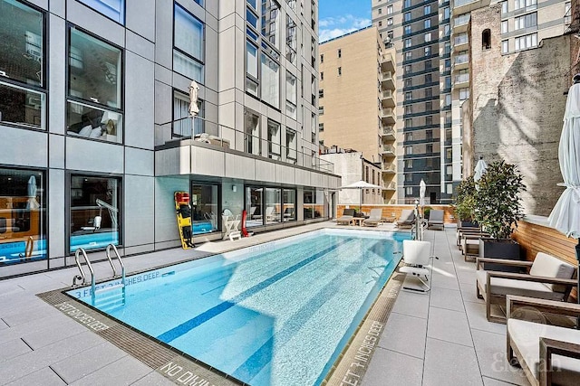 view of community pool