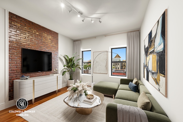 161 W 133rd St Unit 5B, New York City, NY 10030 - living area with wood finished floors