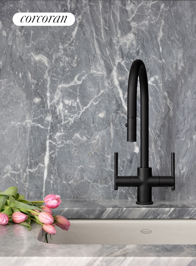 detailed view of a sink