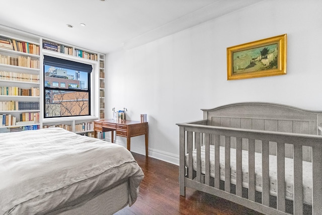 133 W 14th St Unit 6Ph, New York City, NY 10011 - bedroom with wood finished floors and baseboards