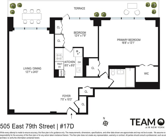 505 E 79th St Unit 17-D, New York City, NY 10075 - view of home floor plan