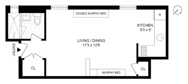 floor plan / room layout