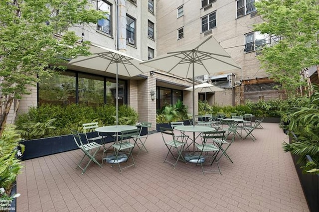 view of patio / terrace featuring outdoor dining area