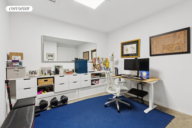 192 Water St Unit 1W, New York City, NY 11201 - office featuring baseboards