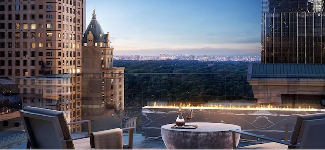 685 5th Ave Unit 15B, New York City, NY 10022 - view of patio / terrace with a view of city